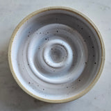 Round ceramic soap dish