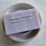 Round ceramic soap dish