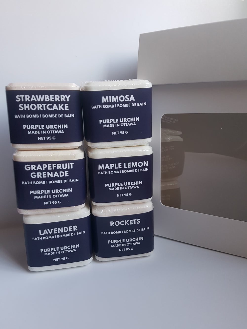 Bath Bomb 6 Pack Gift Set
