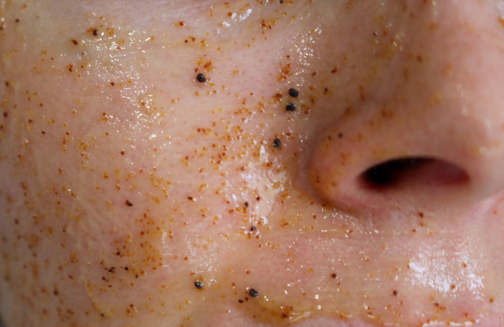 Grime Fighter | Natural, Vegan Exfoliating Facial Cleanser - Acne Prone Skin (Purple Urchin)