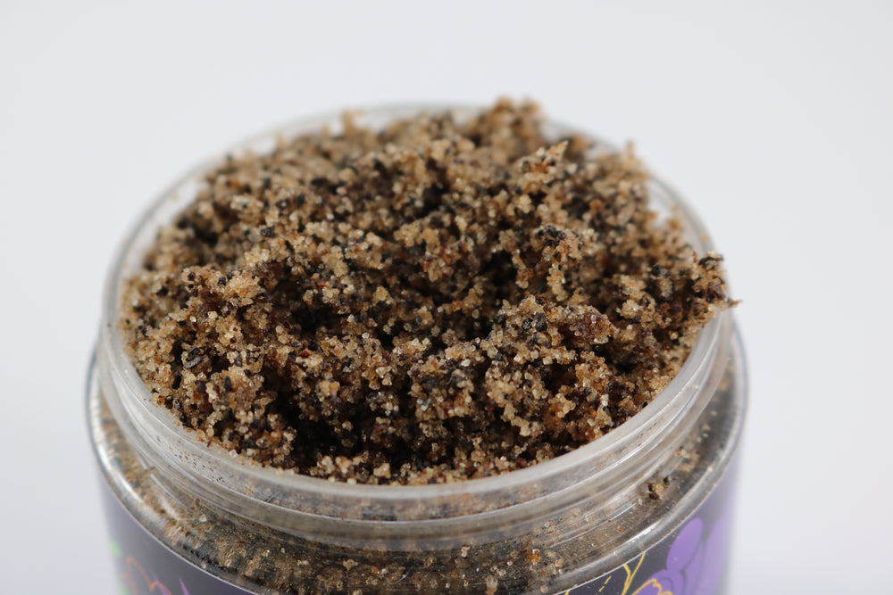 Cocoa Butter Coffee Exfoliating Body Scrub - Purple Urchin